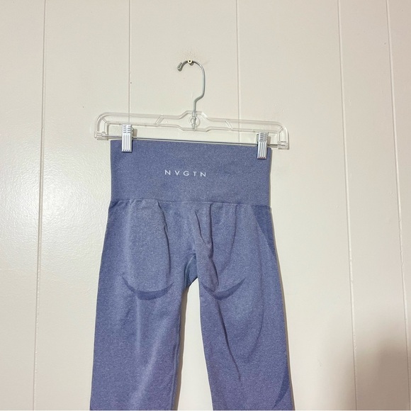 NVGTN  Gray Butt Contour Seamless Athletic Workout Leggings Women's Size S - Picture 5 of 6